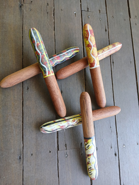 Painted clapstick's