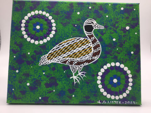 Wood Duck Canvas Painting