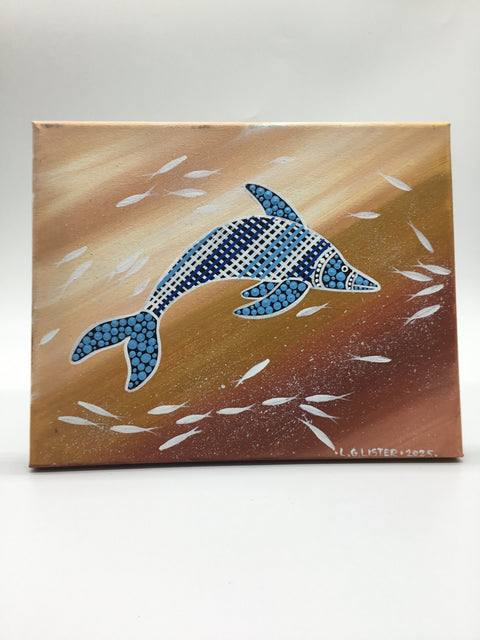 Dolphin Canvas Painting