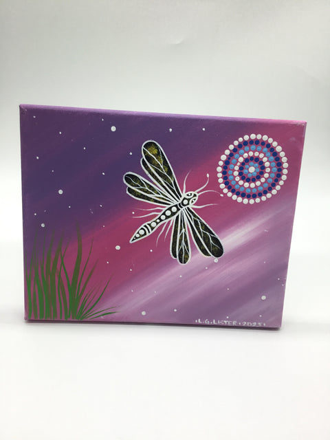 Dragonfly Canvas Painting