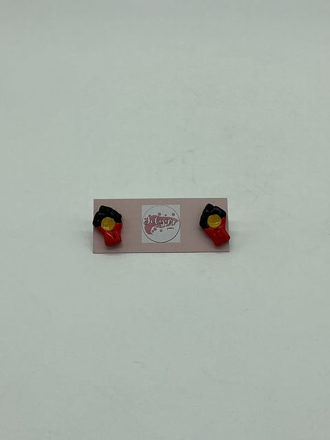 Aboriginal Medium Stud Earrings