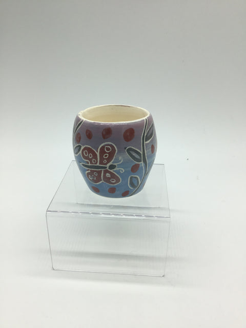 Red, Black, Blue and Pink Butterfly