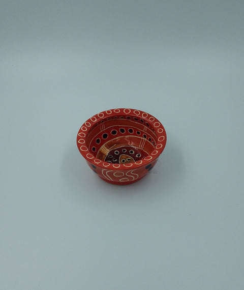 "Snake nest" pottery bowl