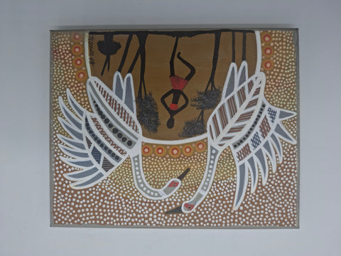 Brolga dancing