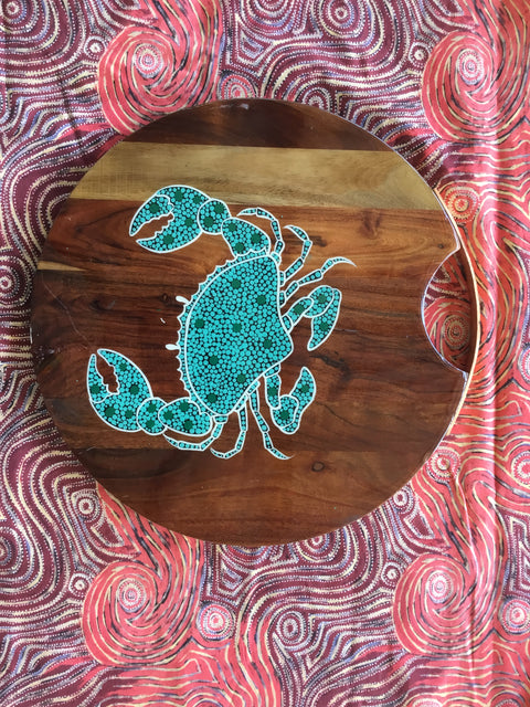 Wooden Mud Crab Serving Board