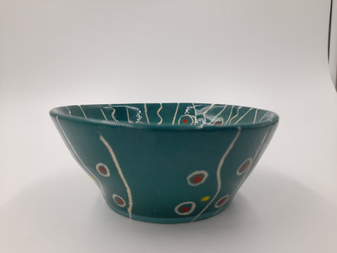 Small green bowl approx 11cm in diameter