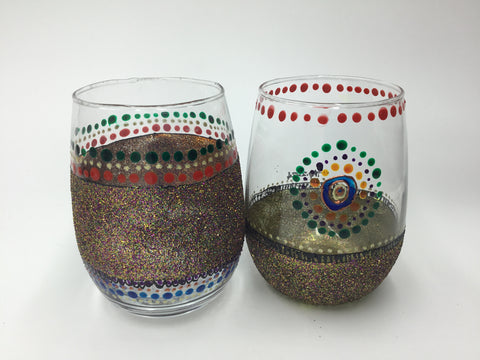 Set of two glasses