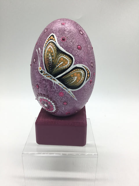 Pink Butterfly with Stand