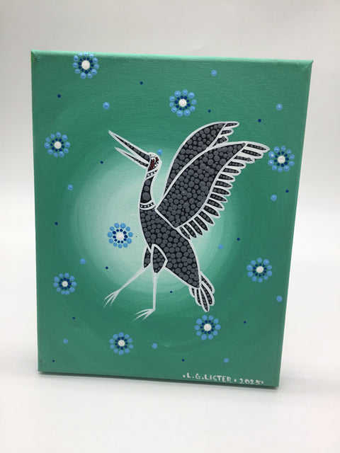 Brolga Canvas Painting