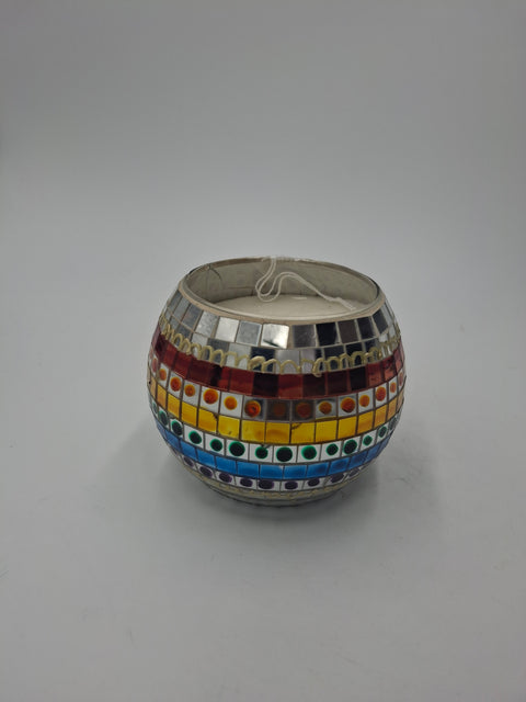 Glass Art Candle